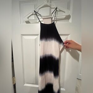 Elle Monochrome Tie-Dye Dress